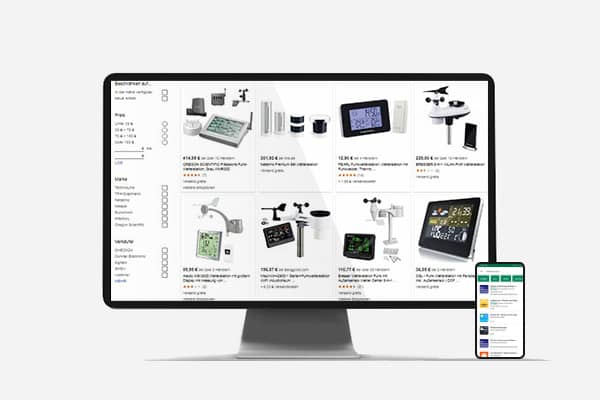 wetterstationen in online shops und wetter apps